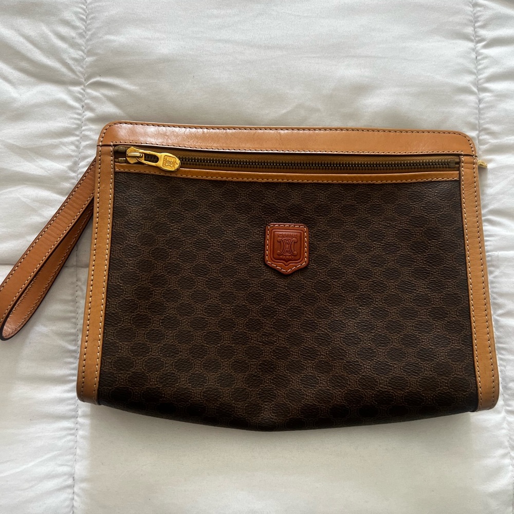 Vintage Celine Macadam Clutch